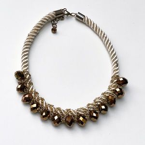 Park Lane thick rope and beads necklace